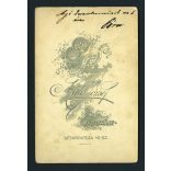 Kató műterem, Kolozsvár, Erdély,   kislány napernyővel, portré, 1880-as évek, Eredeti kabinetfotó.