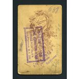 Braun műterem, Erzsébetfalva, katona egyenruhában, érdemrendekkel, bajusszal, 1900-as évek, Eredeti CDV, vizitkártya fotó.   