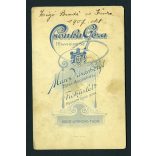 Csonka műterem, Marosvásárhely,  Erdély, Zsigó Bandi és Irénke, gyerekek, hinta, testvér, 1907, 1900-as évek, Eredeti kabinetfotó. 