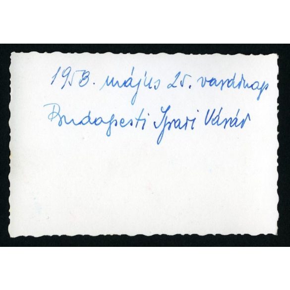 Csepel teherautó, Budapesti Ipari Vásár, jármű, közlekedés, 1958. május 25.,  1950-es évek, Eredeti fotó, papírkép.  