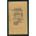 Schmidt műterem, Budapest, csinos hölgy modern frizurával, virágokkal, portré, 1890-es évek, Eredeti nagyméretű (!) kabinetfotó.   