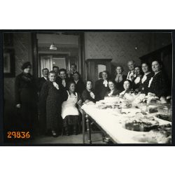   Kolozsvári Iparos Egylet Hölgyválasztmánya, Kolozsvár, Erdély, helytörténet, 1936. XII. 6, 1930-as évek, Eredeti fotó, papírkép.   