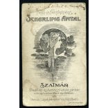 Scherling műterem, Szatmár, Erdély, elegáns férfi bajusszal, nyakkendő, 1900-as évek, Eredeti CDV, vizitkártya fotó gyönyörű hátlappal.   