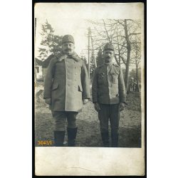   'Emlékül Bélától', magyar katonák egyenruhában, 1. világháború, 1916, 1910-es évek, Eredeti fotó, papírkép.   