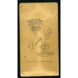 Dunky Fivérek műterme, Kolozsvár, Erdély, elegáns fiú óralánccal, portré, 1880-as évek, Eredeti kabinetfotó, alja vágott.   