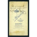 Haberfeld műterem, Budapest, elegáns úr portréja, szivar, bajusz, kalap, sétapálca, 1910-es évek, 1911, Eredeti szignózott kabinetfotó.