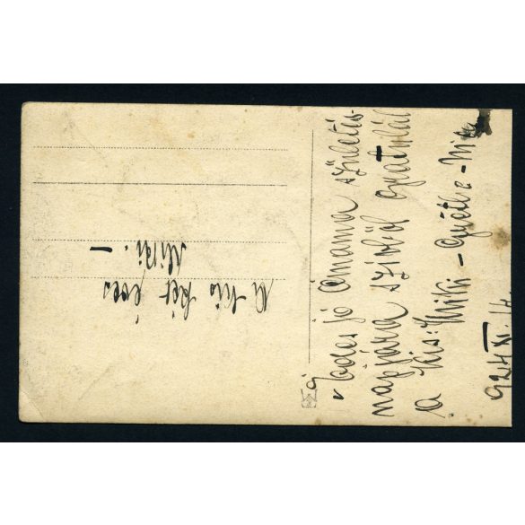 Nagy műterem, Arad, Erdély, kisfiú játékautóval, 1924., 1920-as évek, Eredeti fotó, papírkép.   