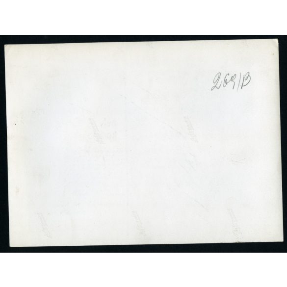 Szürkemarhák az itatónál, Hortobágy, Szendrő István fotója, zsáner, állat, 1930-as évek, Eredeti fotó, nagyobb méretű jelzetlen papírkép Agfa Brovira papíron. Dekorációnak is kiváló.   