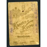 Krauss és Klapok műterem, Temesvár, Erdély, elegáns hölgy ernyővel,  portré, 1890-es évek, Eredeti  kabinetfotó, alja vágott.  