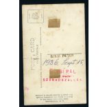 Biksi műterem, Szabadszállás, elegáns fiú portréja, sapka, rövidnadrág, helytörténet,1926, 1920-as évek, Eredeti fotó, papírkép.   