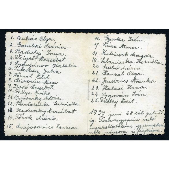 Farkasgyepű, Gyermekszanatórium lakói apácával, helytörténet, 1938, 1930-as évek, Eredeti fotó, papírkép a képen szereplők pontos névsorával.  