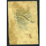 Sinayberger műterem, Budapest, házaspár portréja, bajusz, kalap, ernyő, divat, 1900, 1900-as évek, Eredeti kabinetfotó, szélei vágottak.  