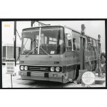 Ikarus 256 luxus távolsági autóbusz, jármű, közlekedés, busz, autóbusz, szocializmus, 1970-es évek, Eredeti nagyobb méretű gyári fotó,  papírkép.  méret megközelítőleg (centiméterben): 11 x 17  Haszná