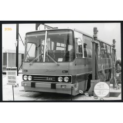   Ikarus 256 luxus távolsági autóbusz, jármű, közlekedés, busz, autóbusz, szocializmus, 1970-es évek, Eredeti nagyobb méretű gyári fotó,  papírkép.  méret megközelítőleg (centiméterben): 11 x 17  Haszná