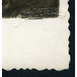 Siklós műterem, Devecser, Veszprém megye, gyerekek játékkal, baba, helytörténet, 1940-es évek, Eredeti fotó, jelzett papírkép. 