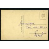 Zelezny műterem, Pécs, egyházi méltóság szemüvegben, Zelezny Károly aláírásával, 1928, 1920-as évek Eredeti fotó, szignózott papírkép.   