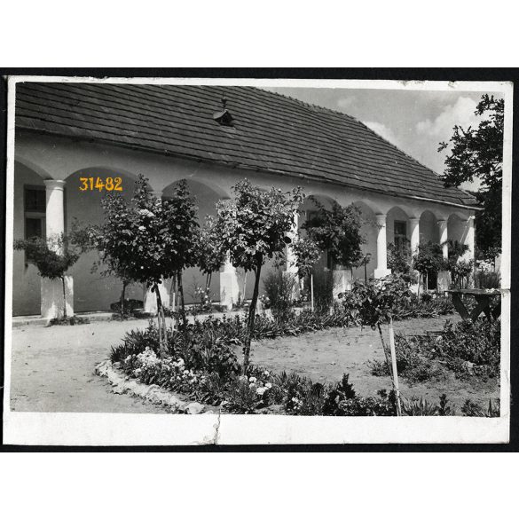 A Szalay kúria, Kács, falu, épület,  Borsod megye, helytörténet, 1930-as évek, Eredeti fotó, papírkép.  