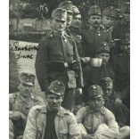 69-es gyalogezred 13. század, Piliscsabáról Pécelre címezve, magyar katonák egyenruhában, érdemrend, bajusz, 1913, 1910-es évek, Eredeti fotó, papírkép. 