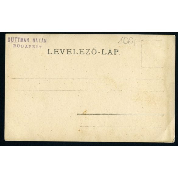 Guttman Nátán fotográfus, Budapest,  elegáns hölgy kalapban, portré, 1910-es évek, Eredeti fotó, pecséttel jelzett papírkép. 