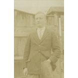 Tard, férfi csizmában, nyakkendőben, Borsod megye, helytörténet, 1925, 1920-as évek, Eredeti fotó, papírkép.  