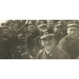 Budapest Székesfővárosi Közlekedési Részvénytársaság (BSZKRT) dolgozói utaznak, kártyáznak egy ladikban, egyenruha, jármű, közlekedés, 1930-as évek, Eredeti fotó, papírkép. 