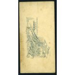 Donáth műterem, Budapest, fiatal férfi kalapban, ernyővel, bajusz, festett háttér, portré, 1890-es évek, Eredeti kabinetfotó. 