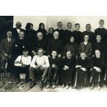 Foto "MIRA", Kúla, Vajdaság, csoportkép egyházi személyekkel, pap, teológus, helytörténet, 1930-as évek, Eredeti fotó, papírkép. 