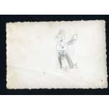 Magyar katonák ebédet főznek kondérban, egyenruha, fegyver, 2. világháború, 1940-es évek, Eredeti fotó, papírkép.  