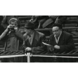 A Reál Madrid csapata megszemléli a pályát a Vasas SC - Real Madrid meccs előtt. Budapest, Népstadion, sport, foci, labdarúgás, 1958,  1950-es évek, szocializmus, Eredeti fotó, papírkép.  