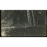 'Megfigyelő állás Galicziai fronton', magyar katonák a keleti fronton, Galícia, 1. világháború, 1910-es évek, Eredeti fotó, papírkép.  