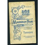 Markóczy Félix műterme, Túrkeve, elegáns hölgy gyönyörű frizurával, portré, Jász-Nagykun-Szolnok megye, helytörténet.  1900-as évek, Eredeti CDV, vizitkártya fotó.   