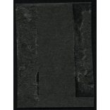 Rákoczi-őrtorony magyar címerrel, 'Magyarok voltunk, vagyunk, leszünk' felirattal, Rozsnyó, Felvidék, üzletek, kirakatok, feliratok, helytörténet, 1940, 1940-es évek, Eredeti fotó, kartonra ragasztott