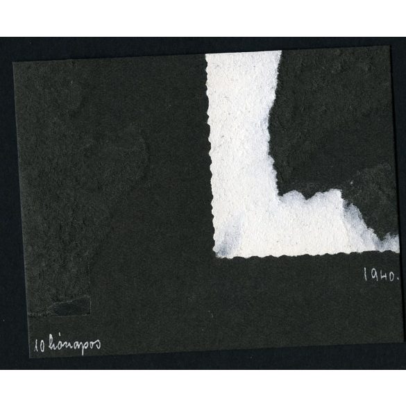 Utcakép, Jolsva, Felvidék, magyar felirat, helytörténet, 1940, 1940-es évek, Eredeti fotó, kartonra ragasztott papírkép.   