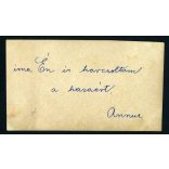 'ime Én is harczoltam a hazaért. Annus.' Nő katonai egyenruhában, 1. világháború, különös, 1910-es évek, Eredeti fotó, hátulján feliratozott papírkép.  