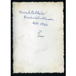 Csinos hölgy népviseletben. Inaktelke, Kalotaszeg, Erdély 1944 (?), helytörténet, 1940-es évek, Eredeti fotó, papírkép.  