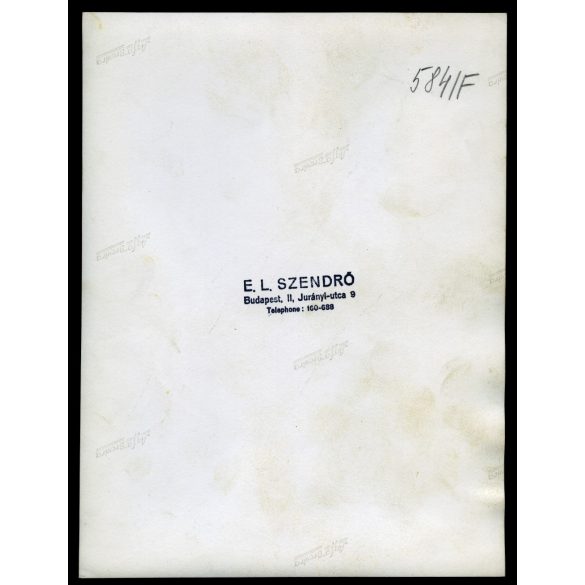 Nagyobb méret, Szendrő István fotóművészeti alkotása, csendélet szőlőfürttel, 1930-as évek. Eredeti, pecséttel jelzett fotó, papírkép, Agfa Brovira papíron. Dekorációnak, ajándéknak is kiváló. méret m