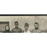 Katonakórház, Losoncapátfalva, Felvidék, a San folyó körüli harcokban megsebesült magyar és német katonák ápolónőkkel, Kelemen József katona, egyenruha, 1. világháború, helytörténet, 1914. október, 19