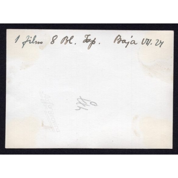 Piac Baján, Ziech Étterem, vendéglátás, kocsma, népviselet, város, Bács-Kiskun megye, helytörténet, 1940, 1940-es évek, Eredeti fotó, papírkép.  