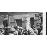 Piac Baján, üzlet, műhely, feliratok, reklám, Bács-Kiskun megye, helytörténet, 1940, 1940-es évek, Eredeti fotó, papírkép.  