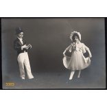 Wukow műterem, Törökbecse (Újbecse), Vajdaság, Koren Gizella és ifj. Koren Pál későbbi evangélikus lelkész portréja, egyház, gyerek, helytörténet, 1913, 1910-es évek, Eredeti fotó, papírkép.   