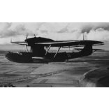 Nagyobb méret, Doriner DO-18 felderítő 'repülő csónak',  német légierő, 2. világháború, repülő, 1930-as évek, Eredeti sajtófotó, pecséttel jelzett, sorszámozott papírkép.   