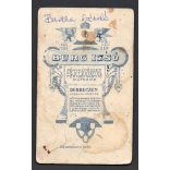 Burg Izsó fényképészeti, festészeti és fényképnagyító műterme, Debrecen, katona bajusszal, Bartha László portréja, 1. világháború, 1910, 1910-es évek, Eredeti CDV, vizitkártya fotó. 