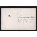 Hajózás, az 1918-ban elsüllyedt Drina magyar gőzhajó, hátoldalán az expozíció részleteivel, jármű, közlekedés, 1910-es évek, Eredeti fotó, papírkép.  