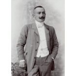 nagyobb méret, bocsári Svastits (Svastics) Elek (1826-1893) nemes, földbirtokos portréja, 1870, 1870-es évek, Eredeti fotó, korabeli kartonra ragasztva, papírkép.  