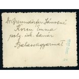 Dr. Brenndörfer Jánosné sz. Koren Emma polgári iskolai tanár, Balassagyarmat, Nógrád megye, helytörténet, 1940, 1940-es évek, Eredeti fotó, papírkép.  