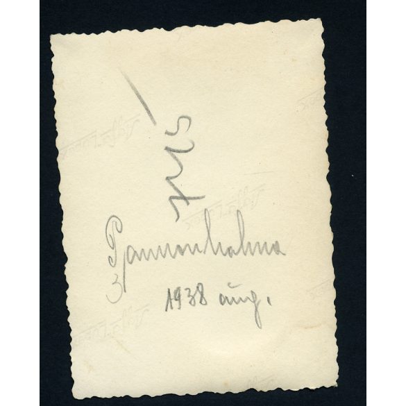 Vasútállomáson, Pannonhalma, közlekedés, Győr-Moson-Sopron megye, helytörténet, 1938, 1930-as évek, Eredeti fotó, papírkép.  