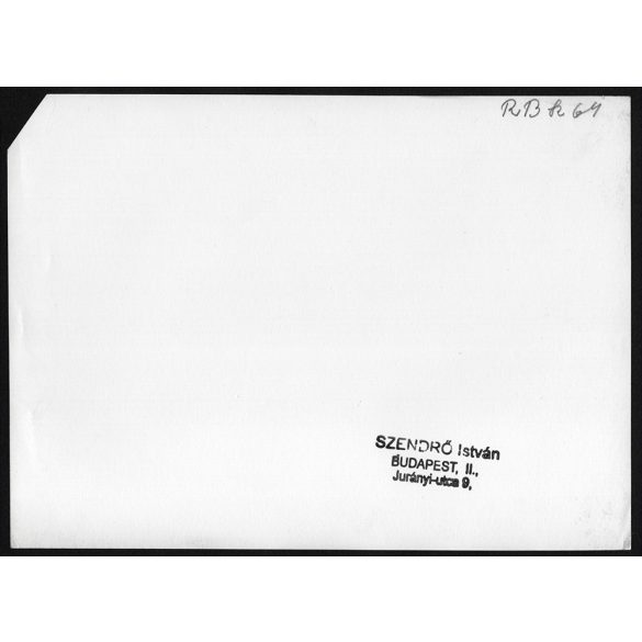 Nagyobb méret, Szendrő István fotóművészeti alkotása, a romos Budapest, Déli pályaudvar, 2. világháború, 1940-es évek. Eredeti, pecséttel jelzett fotó. Dekorációnak, ajándéknak is kiváló.