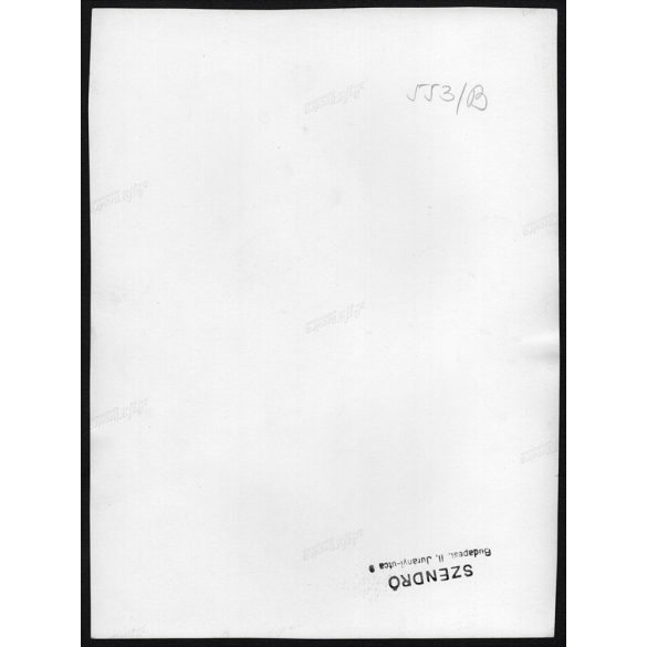 Nagyobb méret, Szendrő István fotóművészeti alkotása. Balerina a föld felett fátyollal, tánc, művész, 1930-as évek. Eredeti, pecséttel jelzett fotó, papírkép, Agfa Brovira papíron. Dekorációnak, ajánd