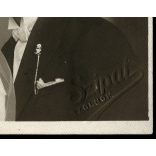 Szipál műterem, Szolnok, eküvő, menyasszony, vőlegény, 1930, 1930-as évek. Eredeti fotó, mélynyomóval jelzett papírkép.  