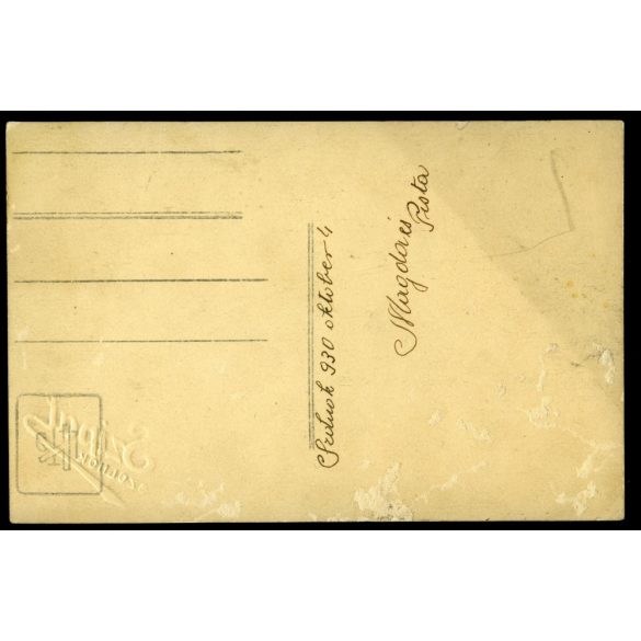 Szipál műterem, Szolnok, eküvő, menyasszony, vőlegény, 1930, 1930-as évek. Eredeti fotó, mélynyomóval jelzett papírkép.  